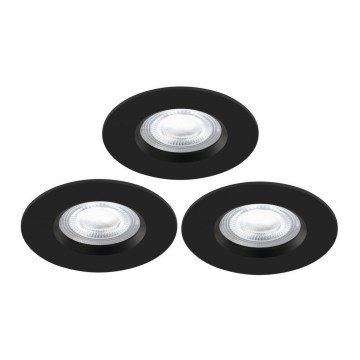 Nordlux - SETTI 3x LED RGB Himmennettävä kylpyhuoneen kattovalaisin DON SMART LED/4,7W/230V 2200-6500K IP65