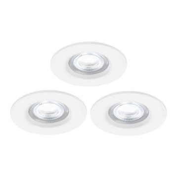 Nordlux - SETTI 3x LED RGB Himmennettävä kylpyhuoneen kattovalaisin DON SMART LED/4,7W/230V 2200-6500K IP65