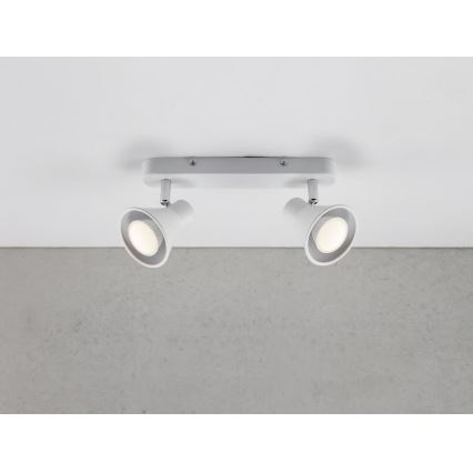 Nordlux - Spottivalaisin EIK 2xGU10/35W/230V valkoinen