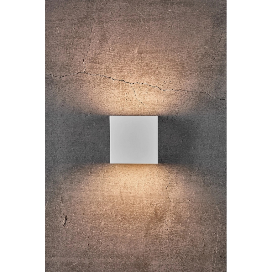 Nordlux - LED-himmennettävä ulkoseinävalaisin TURN LED/13,8W/230V IP54 valkoinen