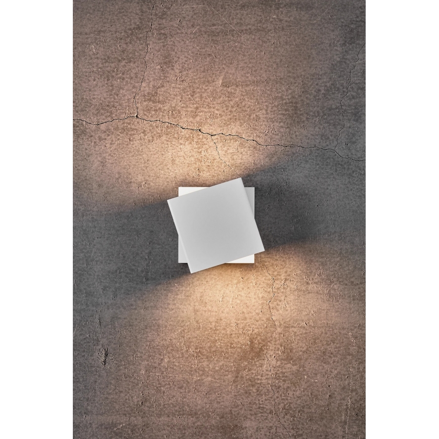 Nordlux - LED-himmennettävä ulkoseinävalaisin TURN LED/13,8W/230V IP54 valkoinen