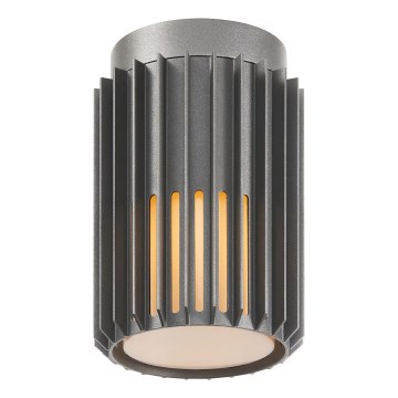 Nordlux - Ulkokattovalo ALUDRA 1xE27/15W/230V antrasiitti