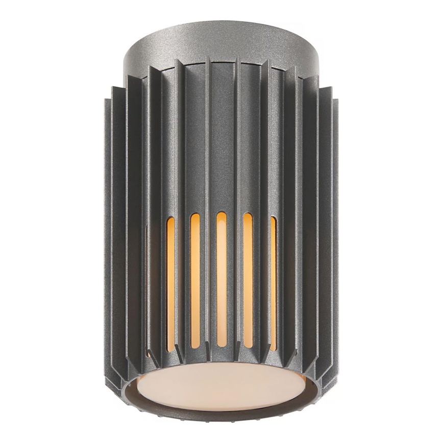 Nordlux - Ulkokattovalo ALUDRA 1xE27/15W/230V antrasiitti