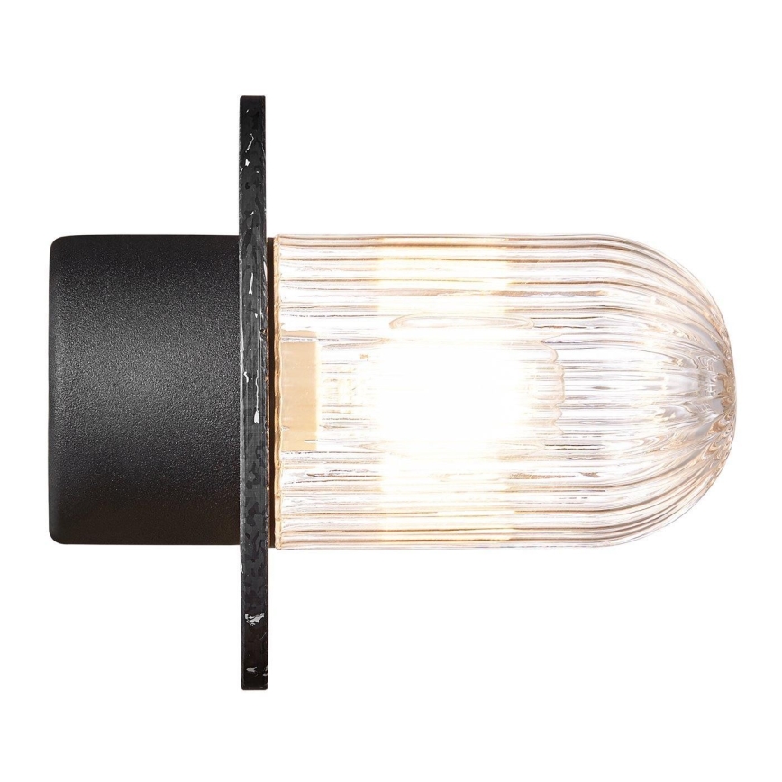 Nordlux - Ulkokattovalo JANUKA 1xE27/60W/230V IP54 musta