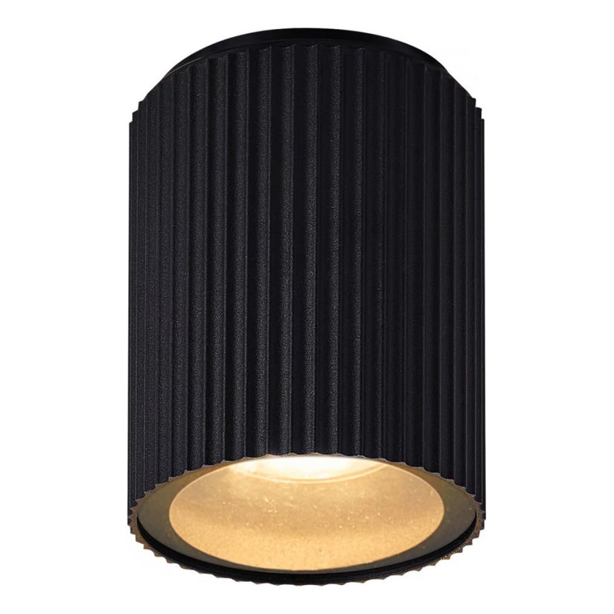 Nordlux - Ulkokattovalo KYKLOP 1xGU10/15W/230V IP54 musta