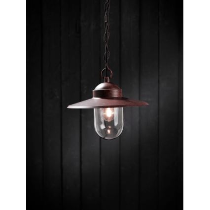 Nordlux - Ulkokäyttöön tarkoitettu riippuvalaisin LUXEMBOURG 1xE27/60W/230V IP33