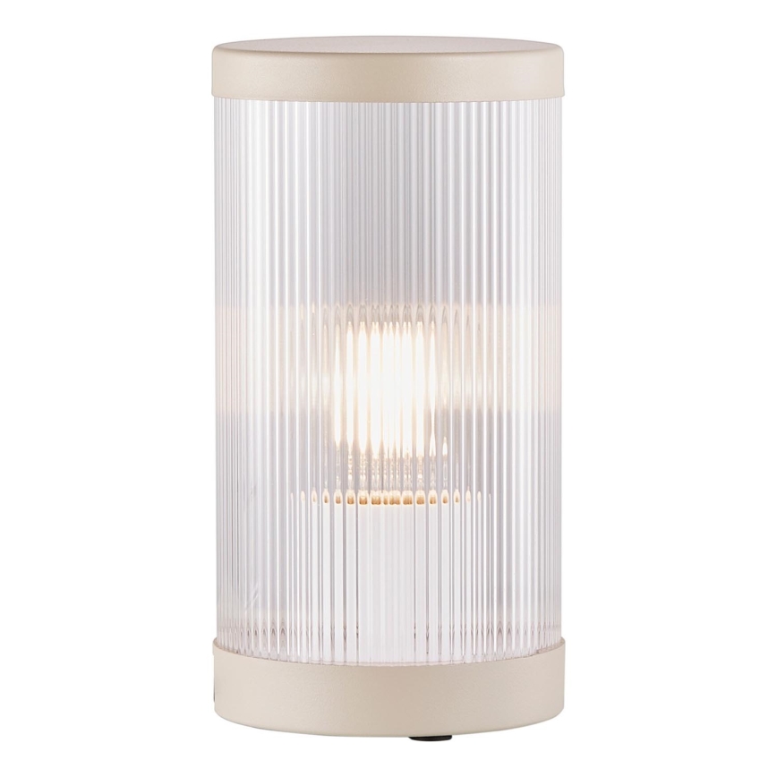 Nordlux - Ulkopöytävalaisin COUPAR 1xE27/25W/230V IP54 beige