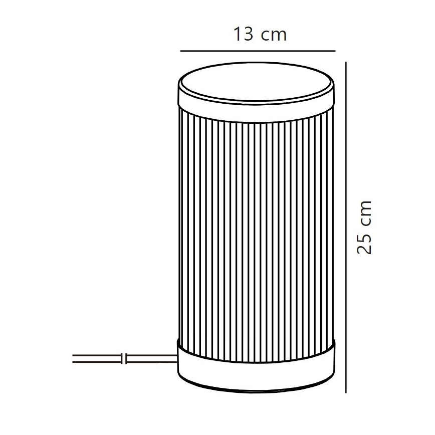 Nordlux - Ulkopöytävalaisin COUPAR 1xE27/25W/230V IP54 beige