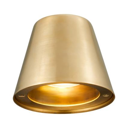 Nordlux - Ulkoseinävalaisin ALERIA 1xGU10/35W/230V IP44 messinki