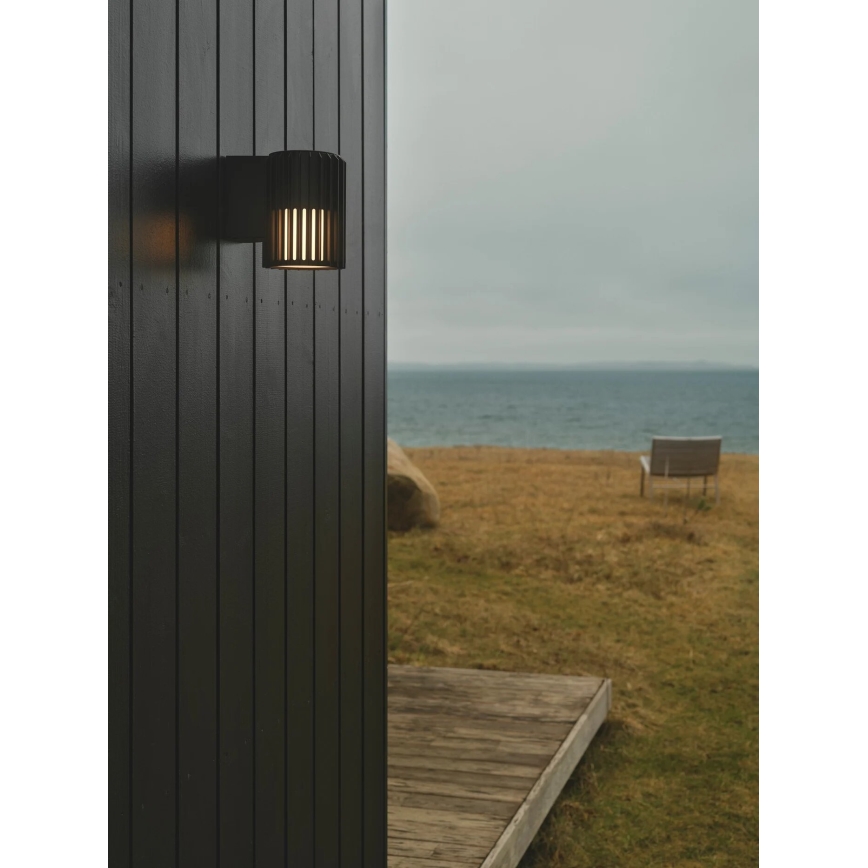 Nordlux - Ulkoseinävalaisin ALUDRA 1xE27/15W/230V musta