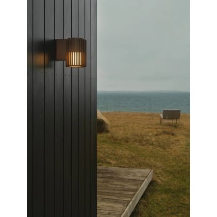 Nordlux - Ulkoseinävalaisin ALUDRA 1xE27/15W/230V ruskea