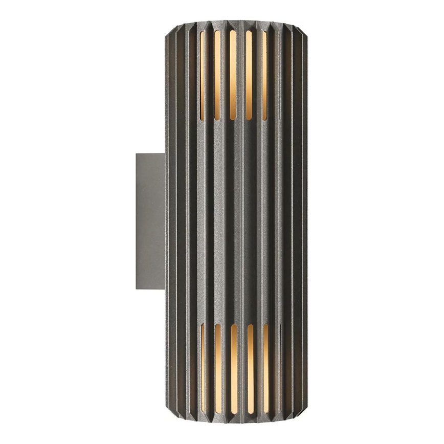 Nordlux - Ulkoseinävalaisin ALUDRA 2xE27/15W/230V IP54 antrasiitti