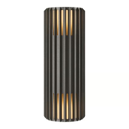 Nordlux - Ulkoseinävalaisin ALUDRA 2xE27/15W/230V IP54 antrasiitti