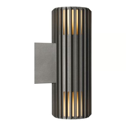 Nordlux - Ulkoseinävalaisin ALUDRA 2xE27/15W/230V IP54 antrasiitti