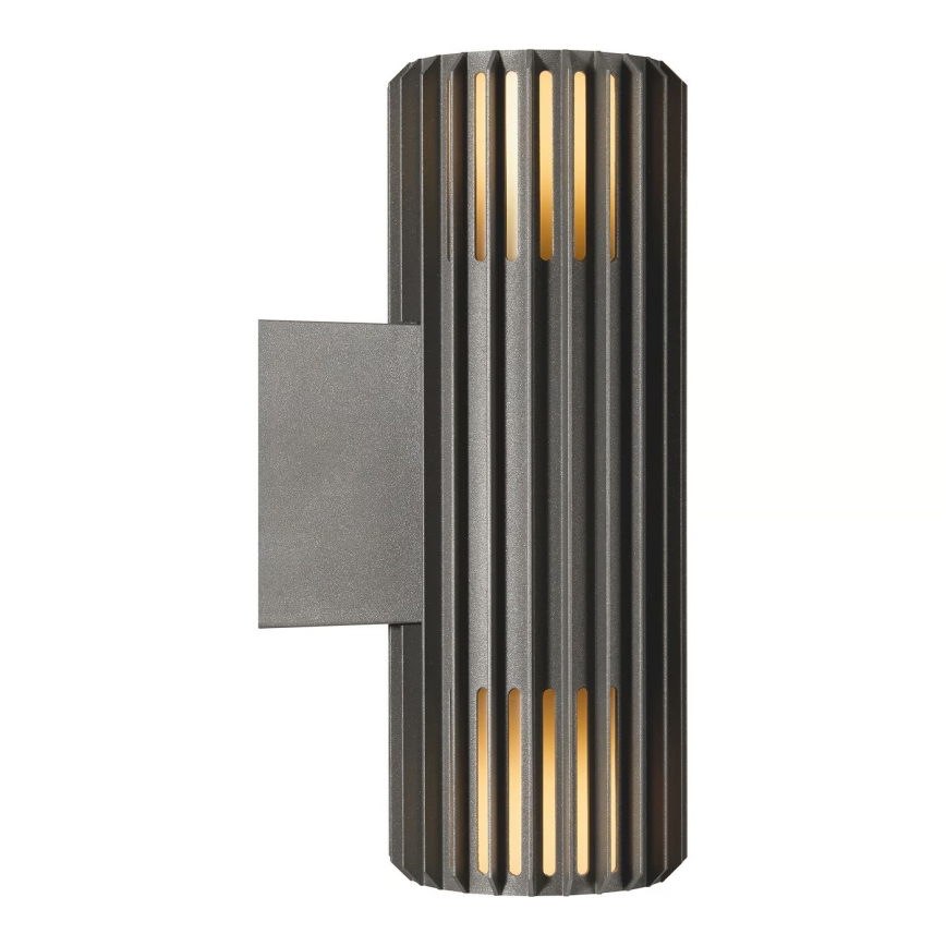 Nordlux - Ulkoseinävalaisin ALUDRA 2xE27/15W/230V IP54 antrasiitti