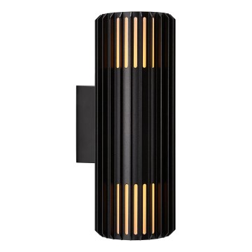 Nordlux - Ulkoseinävalaisin ALUDRA 2xE27/15W/230V IP54 musta