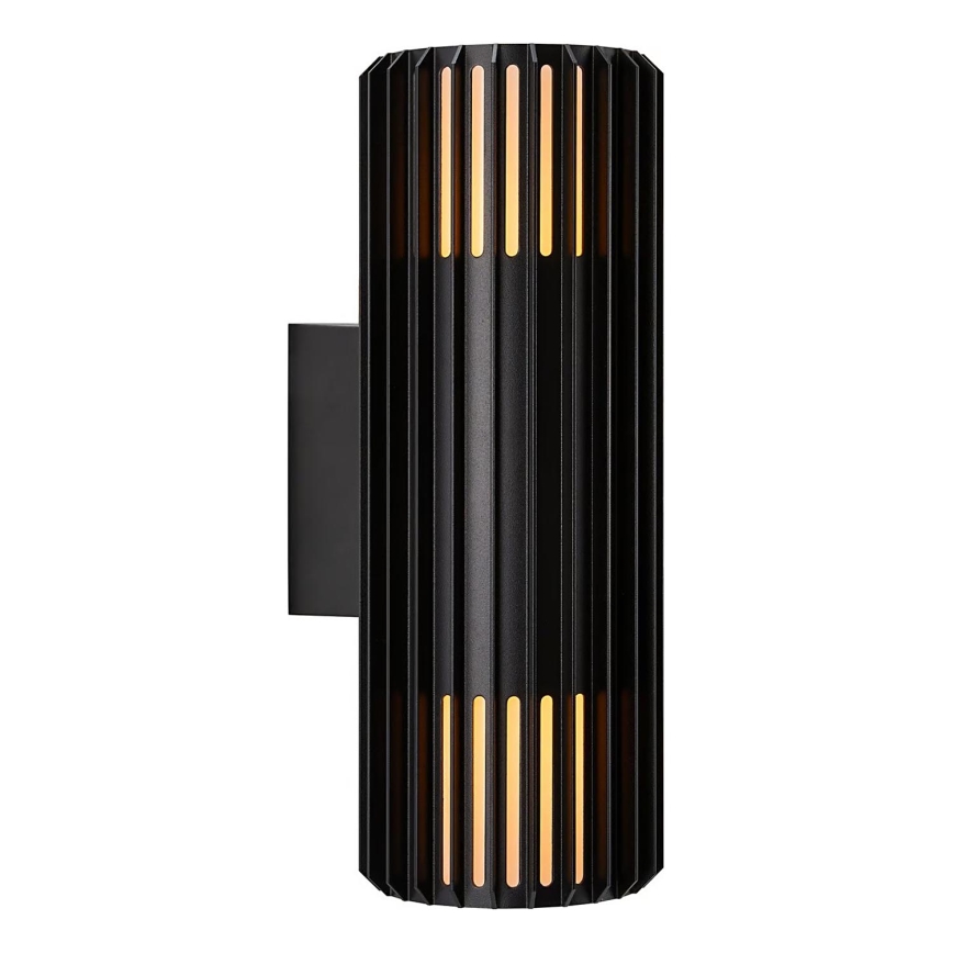 Nordlux - Ulkoseinävalaisin ALUDRA 2xE27/15W/230V IP54 musta