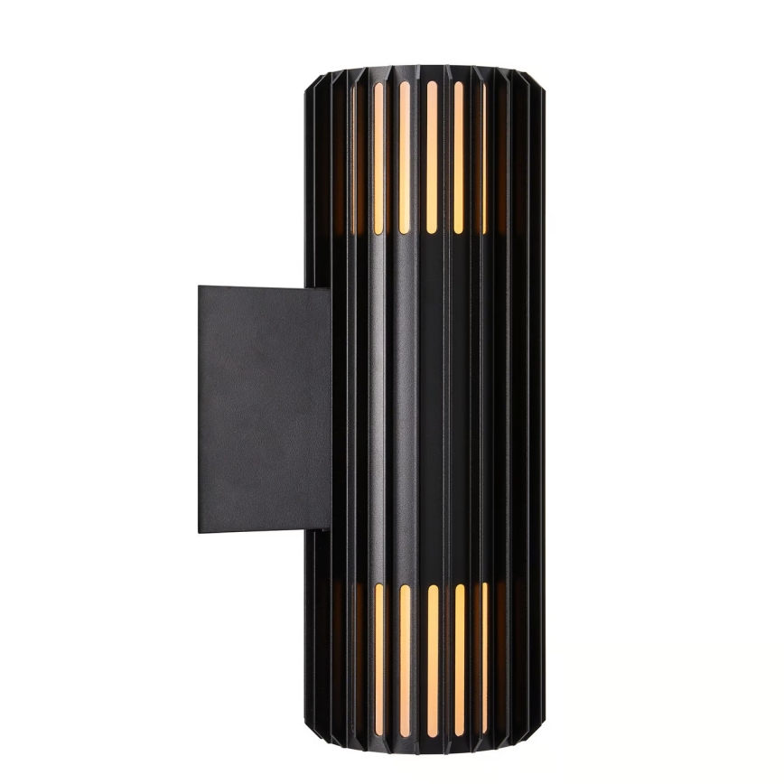 Nordlux - Ulkoseinävalaisin ALUDRA 2xE27/15W/230V IP54 musta