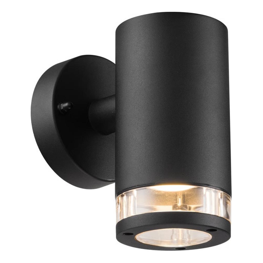 Nordlux - ulkoseinävalaisin BIRK 1xGU10/28W/230V IP44 musta