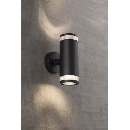 Nordlux - Ulkoseinävalaisin BIRK 2xGU10/28W/230V IP44