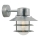 Nordlux - Ulkoseinävalaisin BLOKHUS 1xE27/60W/230V IP54 hopea