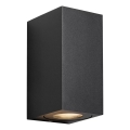 Nordlux - Ulkoseinävalaisin CANTO 2xGU10/28W/230V IP44 musta