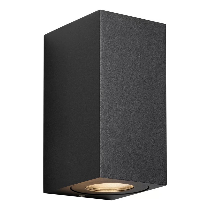 Nordlux - Ulkoseinävalaisin CANTO 2xGU10/28W/230V IP44 musta