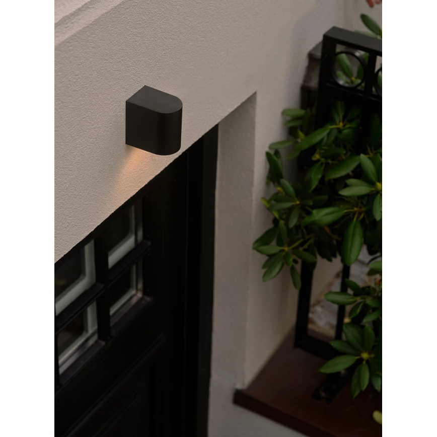 Nordlux - Ulkoseinävalaisin DION 1xGU10/25W/230V IP44 musta