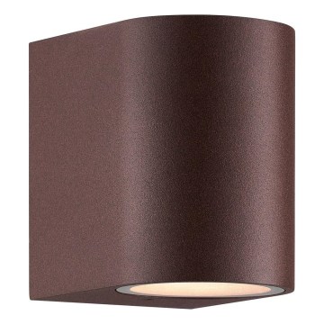 Nordlux - Ulkoseinävalaisin DION 1xGU10/25W/230V IP44 rezavá