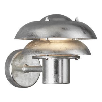 Nordlux - Ulkoseinävalaisin KURNOS 1xE14/12W/230V IP54 mattakromi