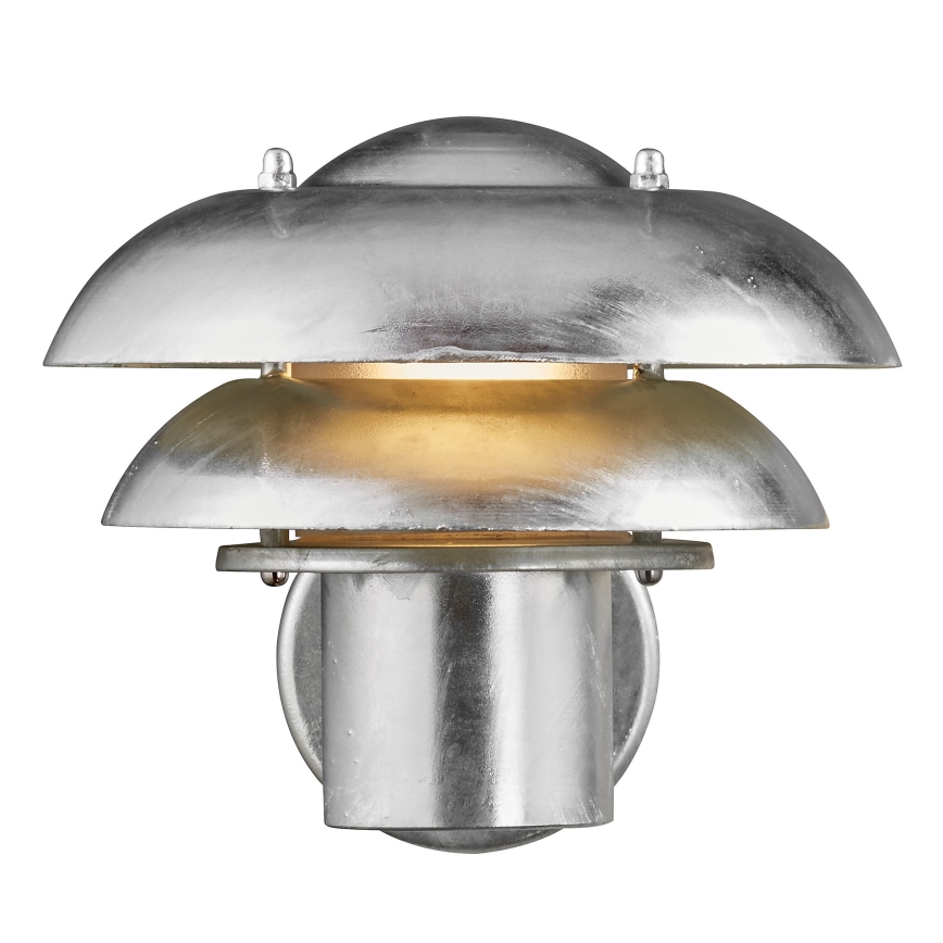 Nordlux - Ulkoseinävalaisin KURNOS 1xE14/12W/230V IP54 mattakromi