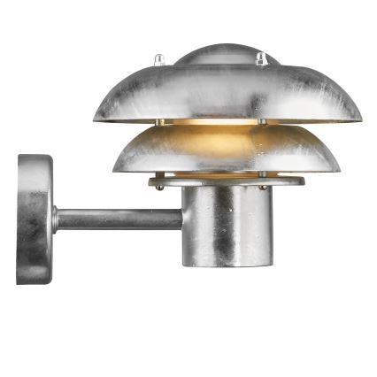 Nordlux - Ulkoseinävalaisin KURNOS 1xE14/12W/230V IP54 mattakromi