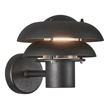 Nordlux - Ulkoseinävalaisin KURNOS 1xE14/12W/230V IP54 musta