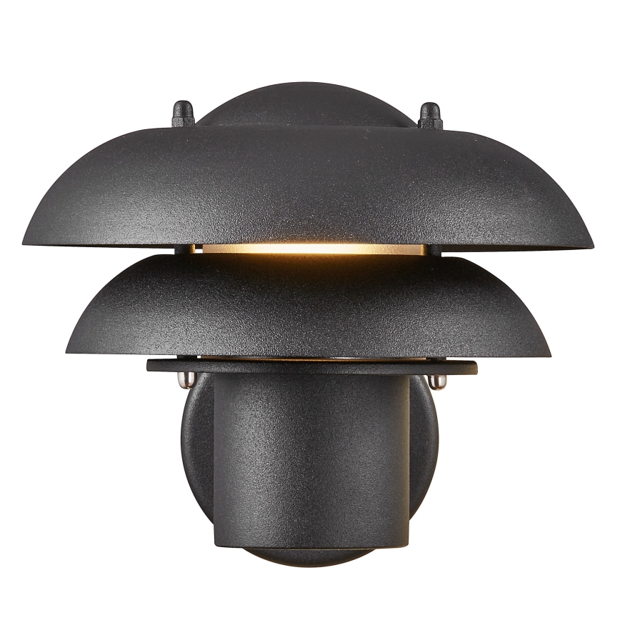 Nordlux - Ulkoseinävalaisin KURNOS 1xE14/12W/230V IP54 musta