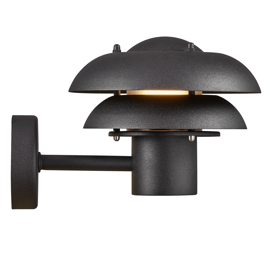 Nordlux - Ulkoseinävalaisin KURNOS 1xE14/12W/230V IP54 musta