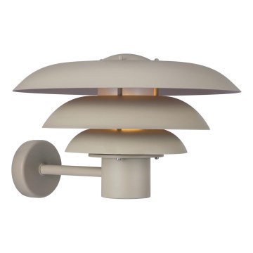 Nordlux - Ulkoseinävalaisin KURNOS 1xE27/20W/230V IP54 beige