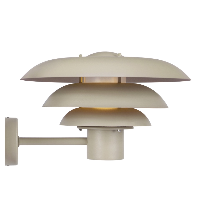 Nordlux - Ulkoseinävalaisin KURNOS 1xE27/20W/230V IP54 beige