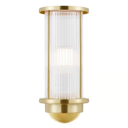 Nordlux - Ulkoseinävalaisin LINTON 1xE27/15W/230V IP54 messinki