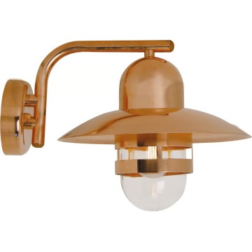 Nordlux - Ulkoseinävalaisin NIBE 1xE27/60W/230V IP54 kuparinvärinen