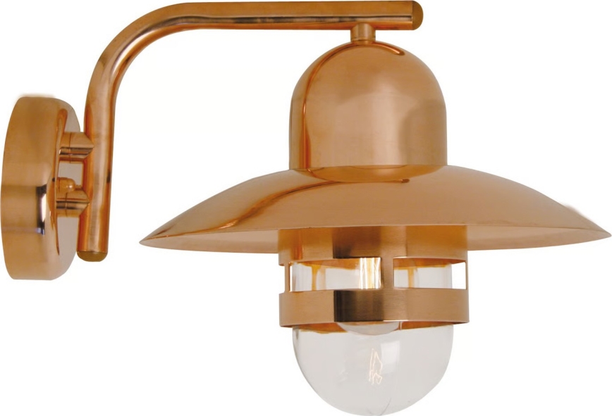 Nordlux - Ulkoseinävalaisin NIBE 1xE27/60W/230V IP54 kuparinvärinen