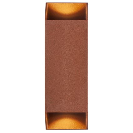Nordlux - Ulkoseinävalaisin NICO 2xGU10/35W/230V IP54 ruskea
