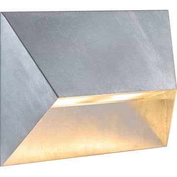 Nordlux - ulkoseinävalaisin PONTIO 2xGU10/25W/230V IP54 hopeanvärinen
