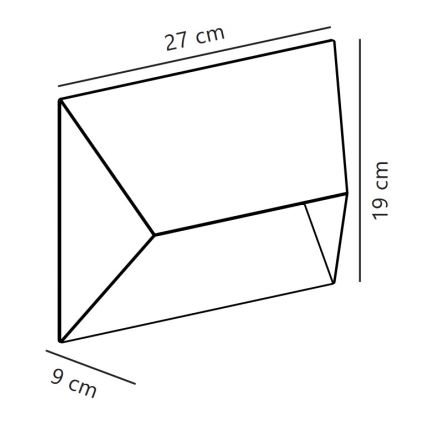 Nordlux - Ulkoseinävalaisin PONTIO 2xGU10/25W/230V IP54