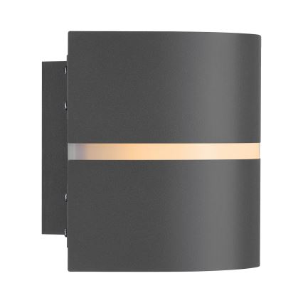 Nordlux - Ulkoseinävalaisin SIBELIS 1xE27/10W/230V IP44 antrasiitti