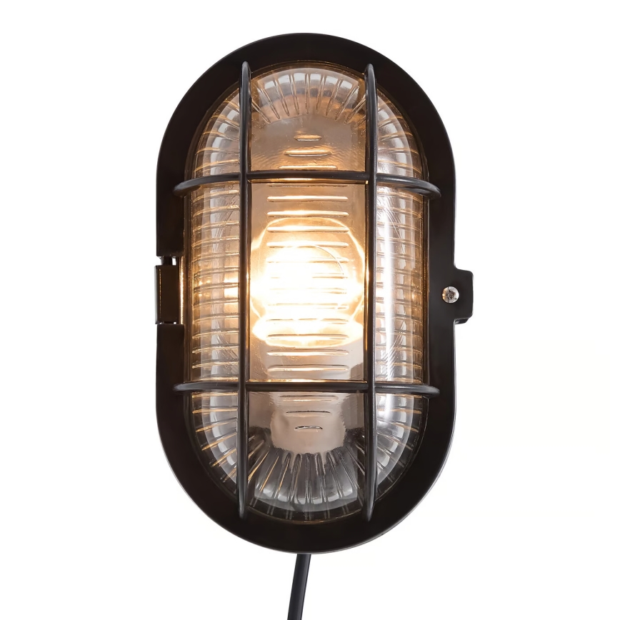 Nordlux - Ulkoseinävalaisin SKOTLAMPE 1xE27/60W/230V IP44 musta