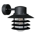 Nordlux - Ulkoseinävalaisin VEJERS 1xE27/60W/230V IP54 musta