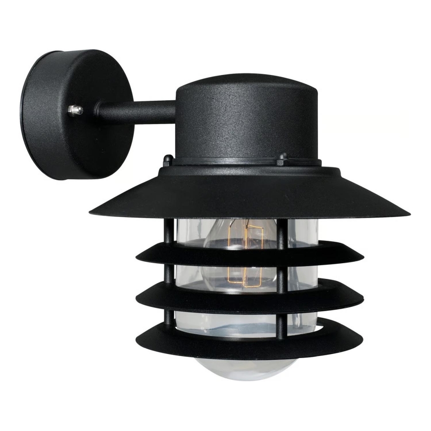 Nordlux - Ulkoseinävalaisin VEJERS 1xE27/60W/230V IP54 musta