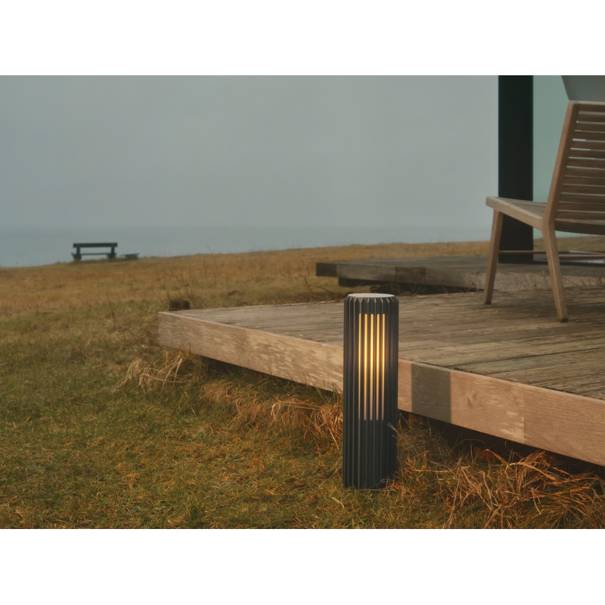 Nordlux - Ulkovalaisin ALUDRA 1xE27/15W/230V IP44 antrasiitti 45,4 cm