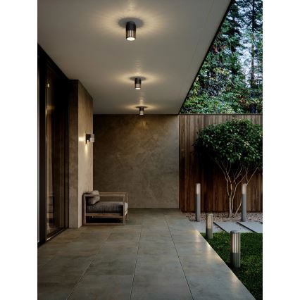 Nordlux - Ulkovalaisin ALUDRA 1xE27/15W/230V IP44 antrasiitti 45,4 cm