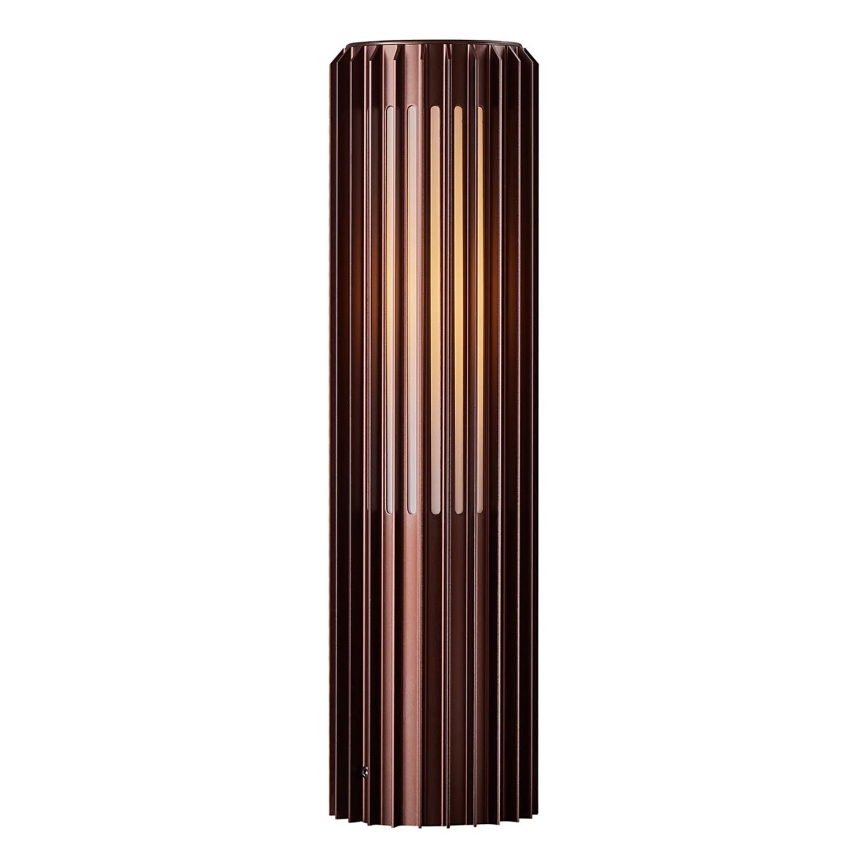 Nordlux - Ulkovalaisin ALUDRA 1xE27/15W/230V IP44 ruskea 45,4 cm